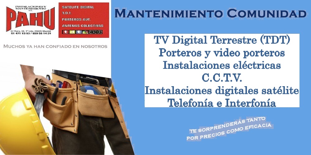 Mantenimiento comunidades